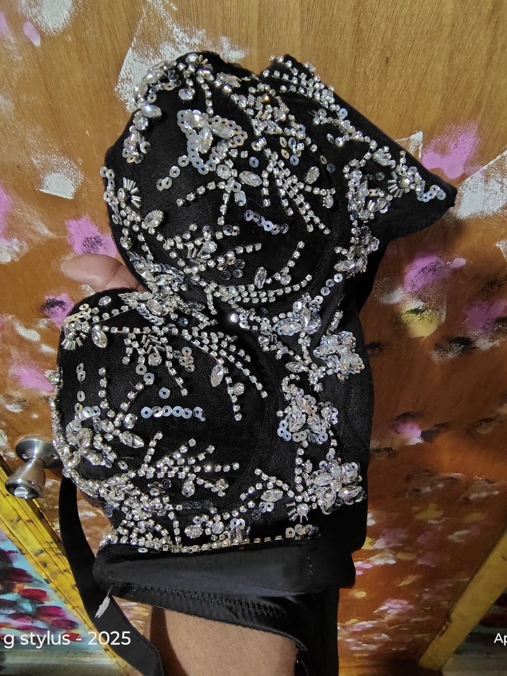 😲🔥 WINDSOR- Embellished Black Sequin Bustier Top ( NWOT )  - XS - Picture 11 of 11